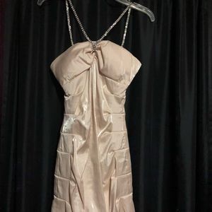 Champagne color dress from Windsor